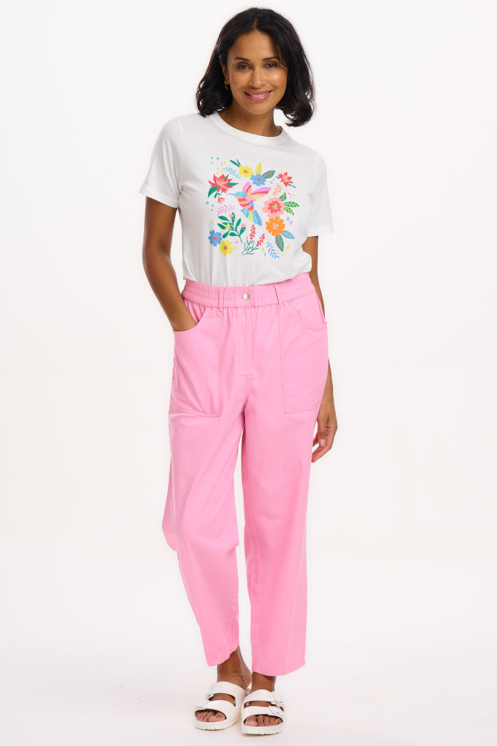 Rowan Pink Python Style Number Sugarhill Brighton Rowan Trousers Pink , Triple Star – Styling with Anne